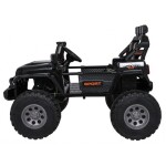 Mamido Elektrické autíčko Extreme Sport 4x4 s premenlivou veľkosťou čiernej