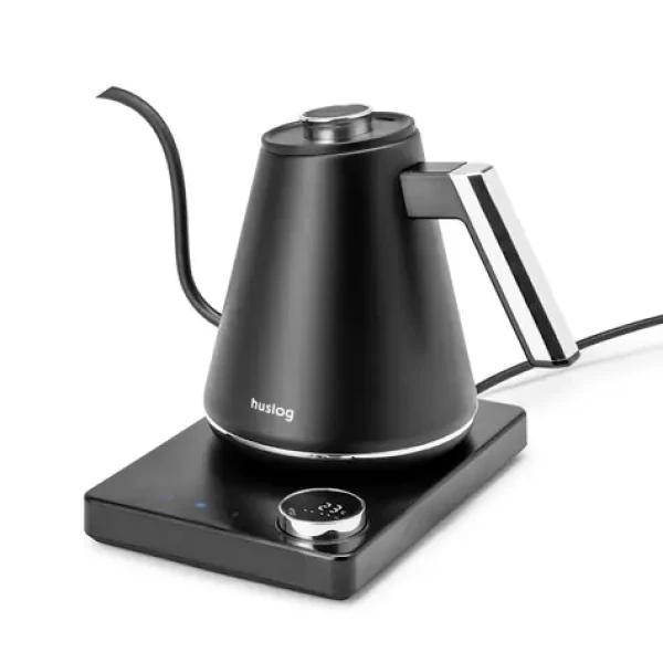 Huslog Rýchlovarná kanvica čierno-strieborná / Rýchlovarná kanvica / 1100 W / 1 l / nerez / 40-100 °C (OWN000147)