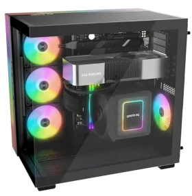 Be quiet! Light Base 600 LX ARGB čierna / ATX / 2x USB-A / 1x USB-C / 4X 120mm / bez zdroja / priehľadná bočnica (BGW67)