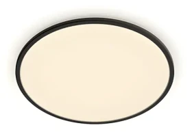 Philips SUPERSLIM CL550 čierna / Stropné LED svietidlo / O 43 cm / 22W / 2700K (929002666901)