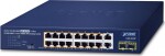 Planet PLANET 16-Port GE 802.3at + 2-Port GE + 2-Port 1000X SFP