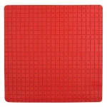 MSV Protišmyková podložka do sprchy QUADRO Premium červená / SBS kaučuk / 54 x 54 cm
