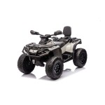 Mamido Detská elektrická štvorkolka Can-Am Outlander ATV 4x200W sivá