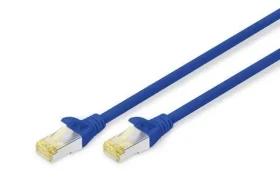 Digitus patch kábel CAT 6A S/FTP modrý / Patch kábel / 3 m / RJ45 / LSZH plášť / PoE++ (DK-1644-A-030/B)