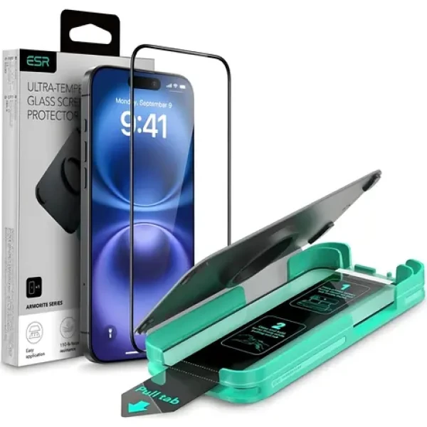ESR Armorite / Ochranné sklo / Apple iPhone 16 Pro / s inštalačným aplikátorom
