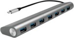 LogiLink UA0310 strieborná / USB Hub / 7x USB 3.0 (UA0310)