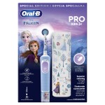 Oral-B Pro Kids 3+ Frozen s puzdrom / Elektrická detská zubná kefka / sonická / 2 režimy / od 3 rokov (Pro Kids 3+ Frozen)