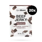Sušené mäso Beef Jerky - GymBeam (barbecue, 20 x 50 g) (35542-11-20x50g-barbecue)