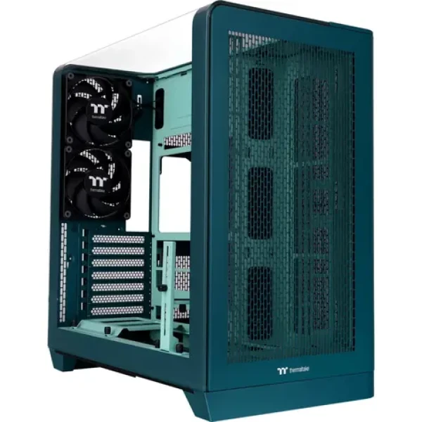 Thermaltake View 390 Air modro-zelená / ATX / 2x USB-A 3.0 / 1x USB-C / 2x120mm / bez zdroja / priehľadná bočnica (CA-11F-00MTWN-00)
