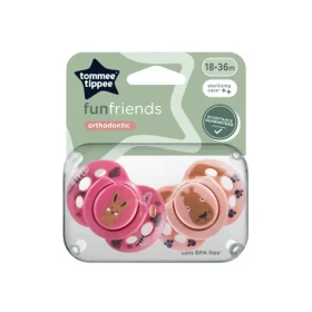Tommee Tippee Cumlík silikón fun girl 2ks 18-36m - viac farebných variant (43340399)