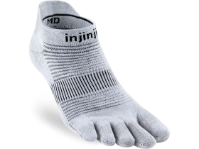 Ponožky Injinji Run NS LW Coolmax Grey, 1 pár M EUR