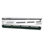 DIGITUS Patch panel, CAT5E, 19 , 24xUTP RJ45, čierna