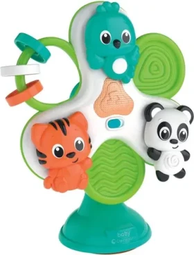 Clementoni Clemmy baby - interaktívny volant - kolotoč so zvieratkami