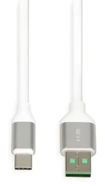 Ibox IKUMTCWQC biela / USB kábel / USB-A - USB-C / USB 2.0 / 1,5 m (IKUMTCWQC)