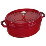 Staub Oval Cocotte 40509-866-0 Kastról s pokrievkou 31 cm červená (40509-866-0)