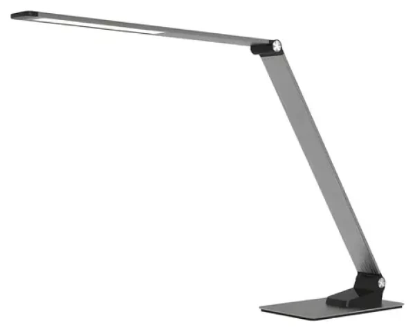 Platinet PDL509 strieborná / LED lampička / 10 W / 500 lm / 2800-5700 K / stmievateľné / dotykové / USB