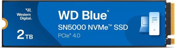 WD Blue SN5000 2TB M.2 2280 PCI-E x4 Gen4 NVMe (WDS200T4B0E)