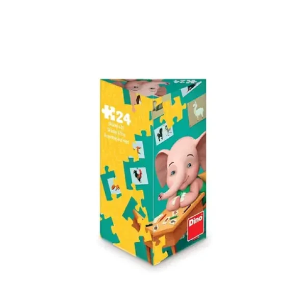 Dino Puzzle triangel Sloník Mio