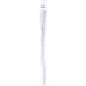 Kvetinové drôtiky biele stredné 50 ks 40 cm - Decora - Decora