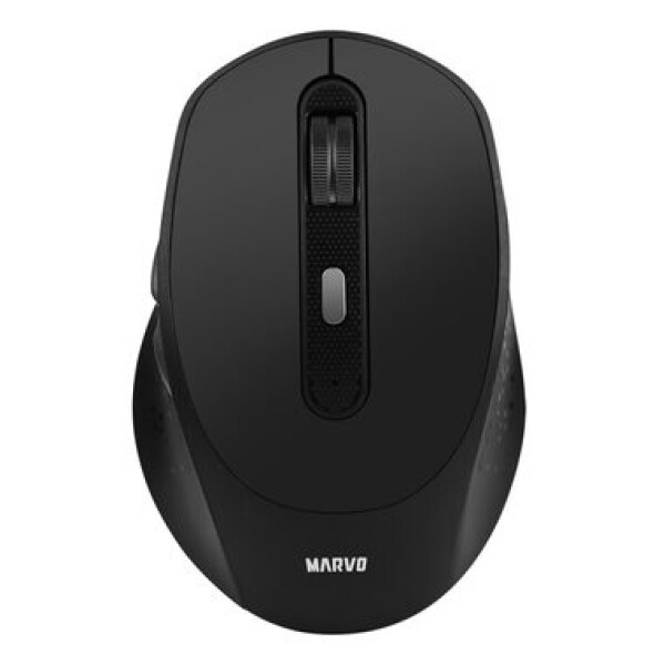 Marvo WM106W čierna / Bezdrôtová optická myš / 1600 DPI / 2.4GHz USB prijímač / Bluetooth (WM106W BK)