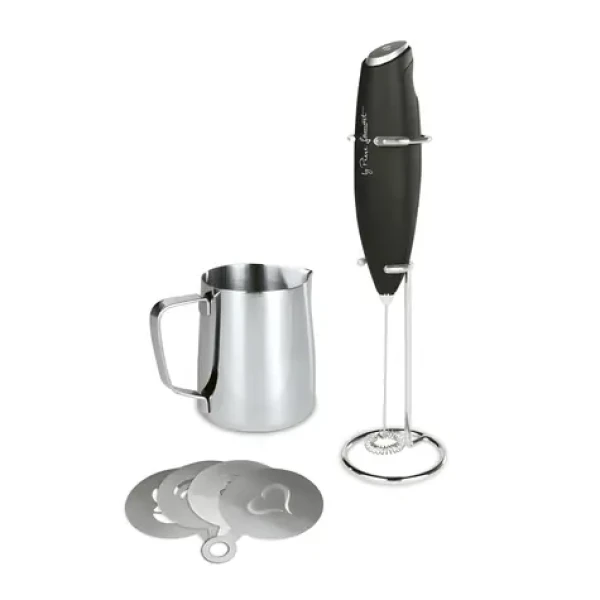 Lamart LT7092 Kaffe / Penič mlieka / stojanček a kanvička / 4 kávové šablóny / 350 ml (8590669372928)