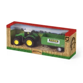 Rappa Traktor kovový s vlečkou