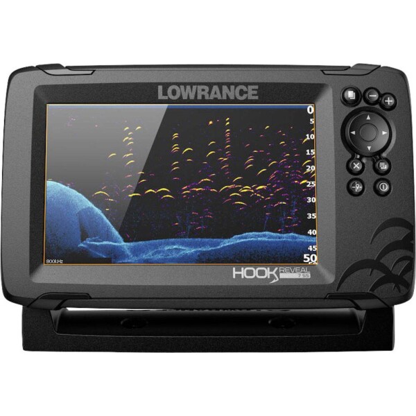 Lowrance HOOK Reveal 7 so sondou HDI 83 200 kHz