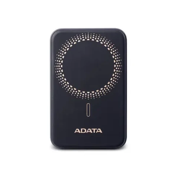 ADATA R100 MAGNETIC Power Bank čierna / 10000mAh / 18W / USB-A + USB-C (PR100-12BK)