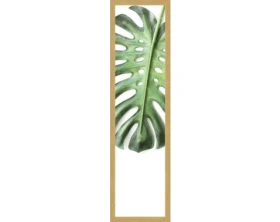 Rámovaný obraz Zelený list, 15x60 cm%