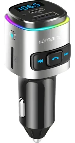 4smarts MediaAssist2 / FM transmitter / nabíjačka do auta / AUX vstup (456201)