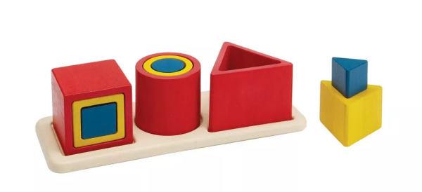 PlanToys PlanToys Geometrické tvary - vkladačka