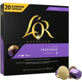 L#39;OR Espresso Profondo Nespresso 20 ks / Kapsľová káva (8711000360316)