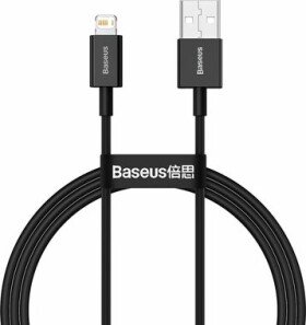 Baseus CALYS-A01 Kábel USB-A (M) - Lightning (M) 1 m čierna (CALYS-A01)