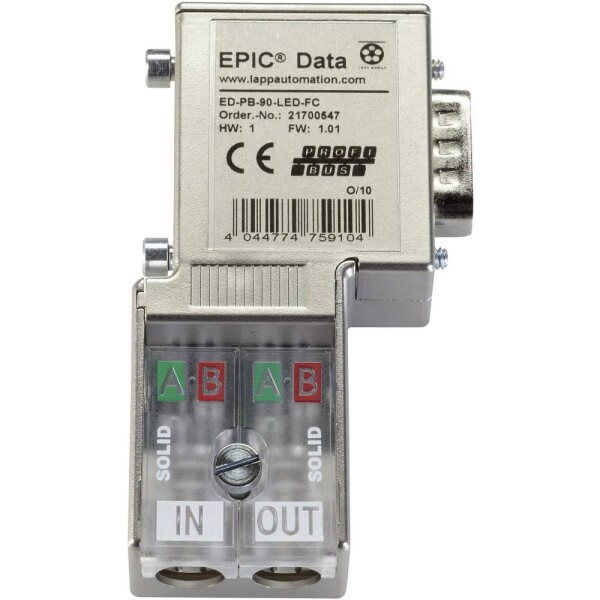 LAPP EPIC® ED-PB-90-PG-LED-FC rozdeľovač a adaptér pre senzory - aktory, 21700547, piny: 9, 1 ks; 21700547