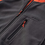 Pánska mikina Polar Monar M 92800621574 grey-orange - Hi-Tec XXL