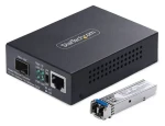 StarTech SM LC / Media konvertor / 2000 Mbit/s / RJ-45 / čierna (MCM1110SMLC20)