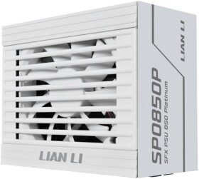 Lian Li SP Series Prokovinum 80 PLUS Prokovinum Zasilacz, SFX, w pełni modularny, PCIe 5.1, ATX 3.1 - 850 Watt, Biely