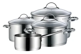 WMF Provence PLUS / Sada hrncov / 4 diely / nerezová oceľ Cromargan 18/10 / indukcia (175586)