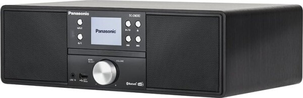 Panasonic SC-DM202EG-K čierna / Mikrosystém / 24 W / CD / MP3 / DAB+ / BT / USB / AUX (25302381)