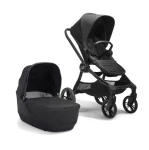 BabyJogger CITY SIGHTS 4WM AKCIOVÁ set 2v1 (kočík + korba) vr. madlá RICH BLACK (BJ2171439SET)