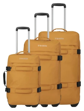 Travelite Bolonia Wheeled Duffle S,M,L Yellow S: 35 l / M: 50 l / L: 75 L TRAVELITE-8000250-89