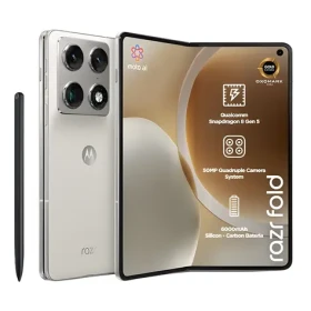Motorola Razr Fold 16+512GB biela / Skladací telefón / 8.09" P-OLED / Snapdragon 8 Gen 5 / 6000 mAh / Android 16 (PBAX0006SE)