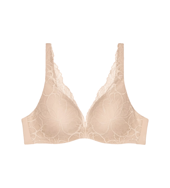 Dámska podprsenka Body Make-Up Illusion Lace WP - BROWN - TRIUMPH BROWN - TRIUMPH BROWN 90B