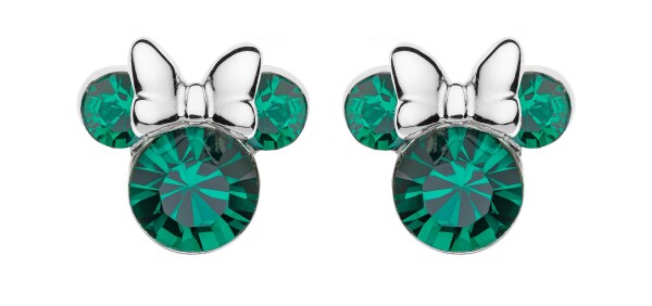 Disney Trblietavé strieborné náušnice kôstky Minnie Mouse ES00028SMAYL.CS