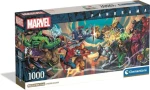 Clementoni Panoramatické puzzle MARVEL: Hrdinovia vs. zloduchovia