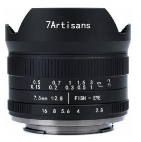 7Artisans Canon M 7.5 mm f/2.8 II
