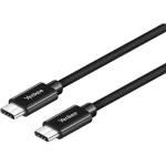 YENKEE YCU C101 BK kábel USB-C 2.0 (M) - USB-C 2.0 (M) 1m čierna / 480mb/s / až 60W (8590669321377)