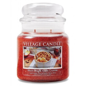 VILLAGE CANDLE Sviečka Village Candle - Warm Maple Apple Crumble 390 g