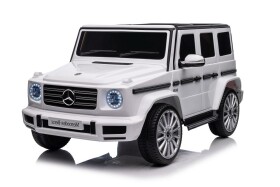 Mamido Detské elektrické autíčko Mercedes G500 4x4 biele