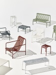 HAY Vonkajšia lavica Lounge Sofa Palissade Olive